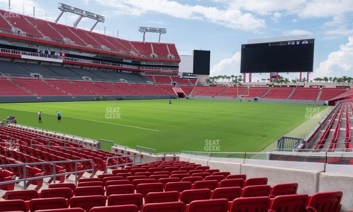Raymond James Stadium - Section 102 Seat View