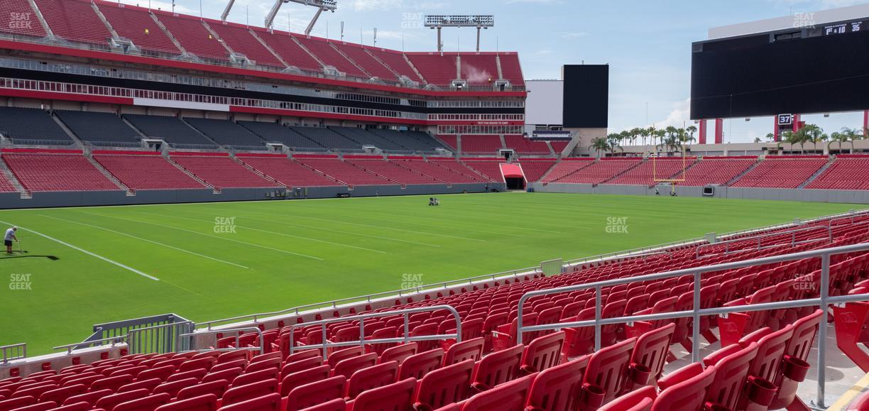 Raymond James Stadium - Section 106 Seat View
