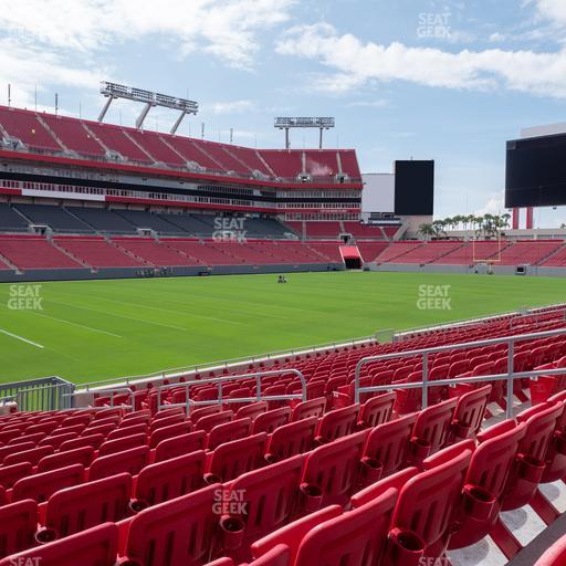 Raymond James Stadium - Section 106 Seat View