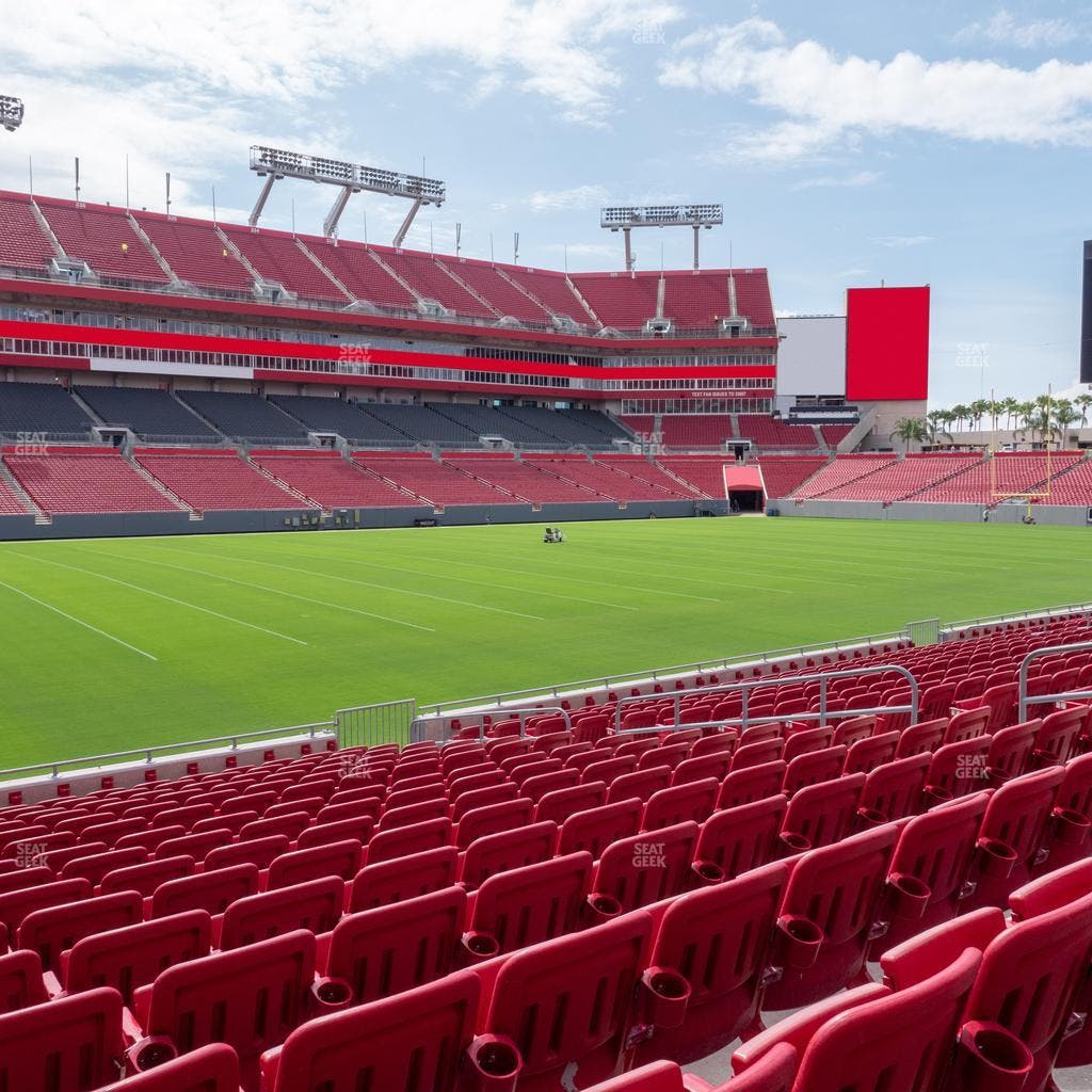 Raymond James Stadium - Section 107 Seat View