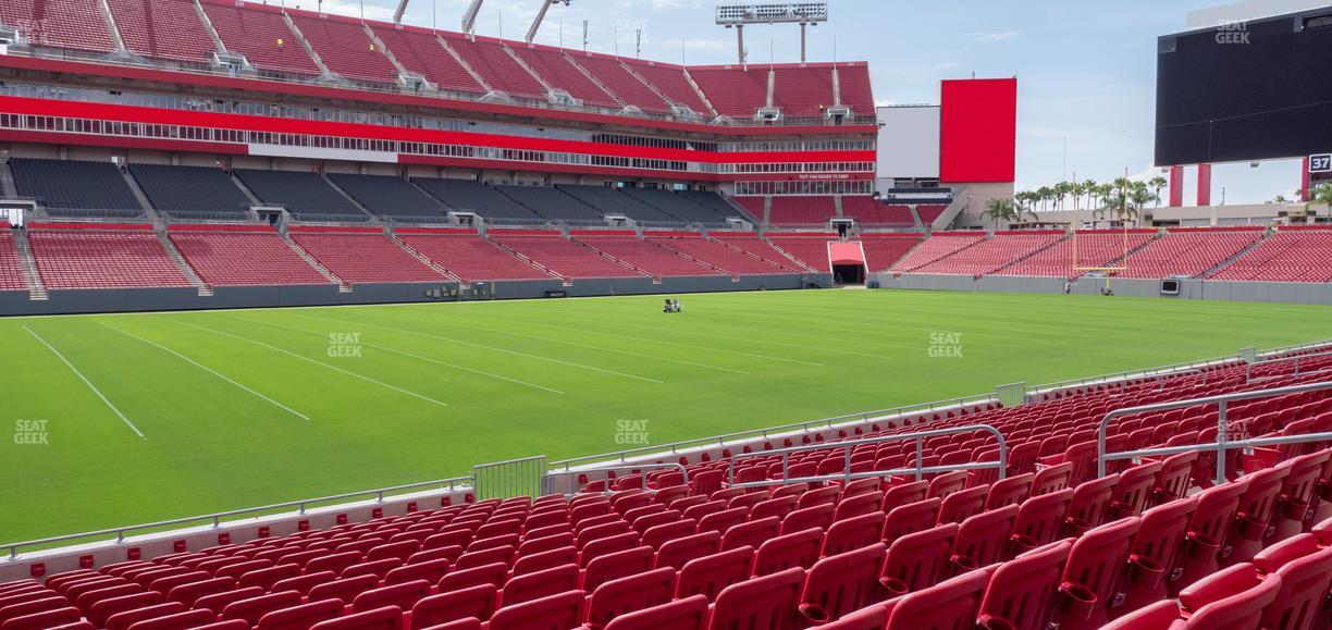Raymond James Stadium - Section 107 Seat View