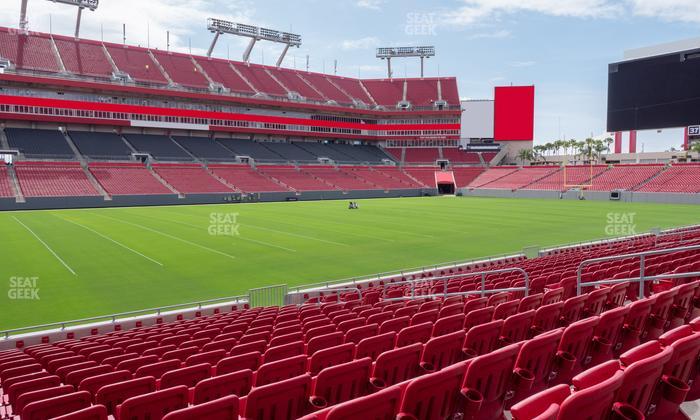 Raymond James Stadium - Section 107 Seat View