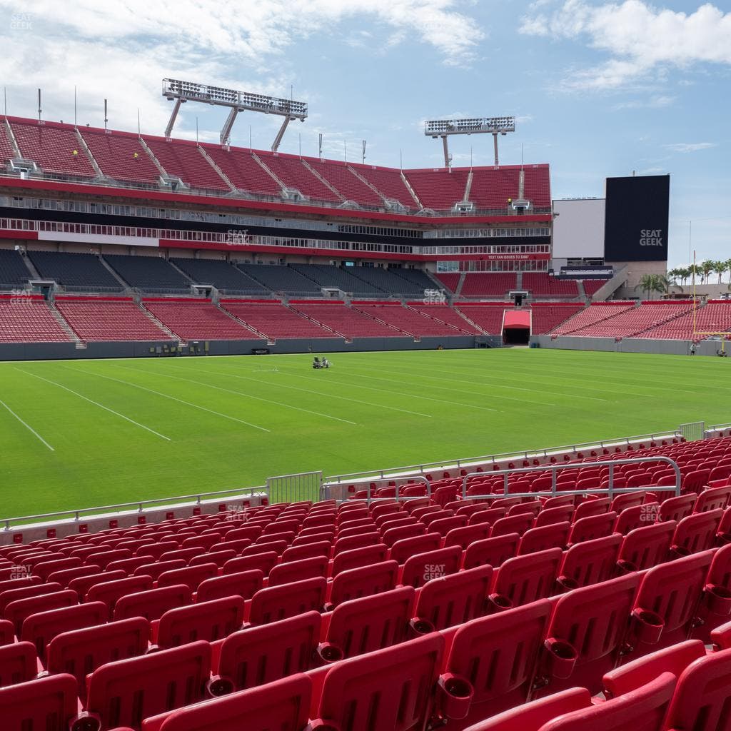 Raymond James Stadium - Section 108 Seat View