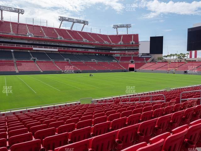 Raymond James Stadium - Section 108 Seat View