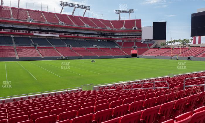 Raymond James Stadium - Section 108 Seat View