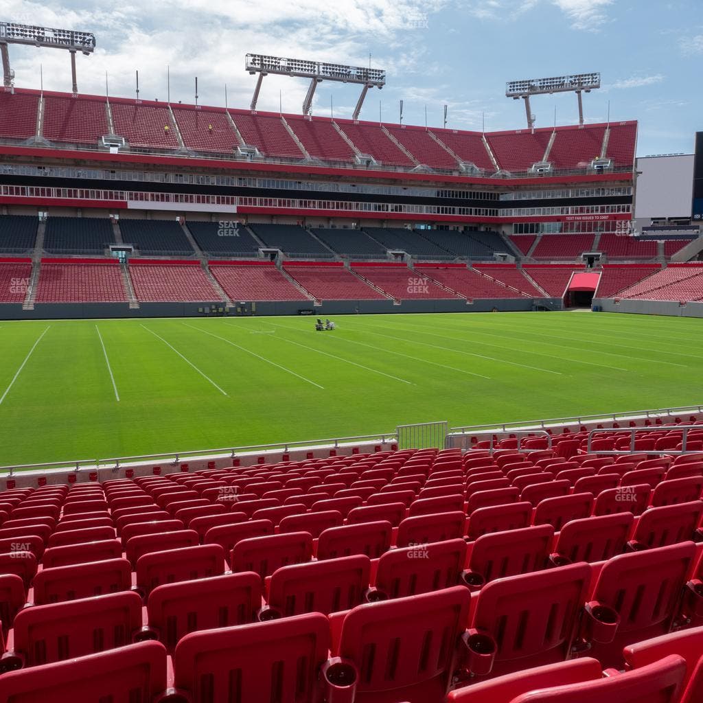 Raymond James Stadium - Section 109 Seat View