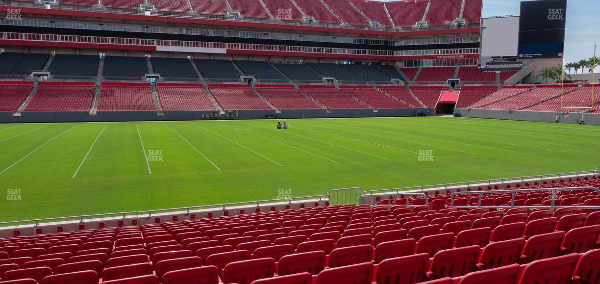 Raymond James Stadium - Section 109 Seat View