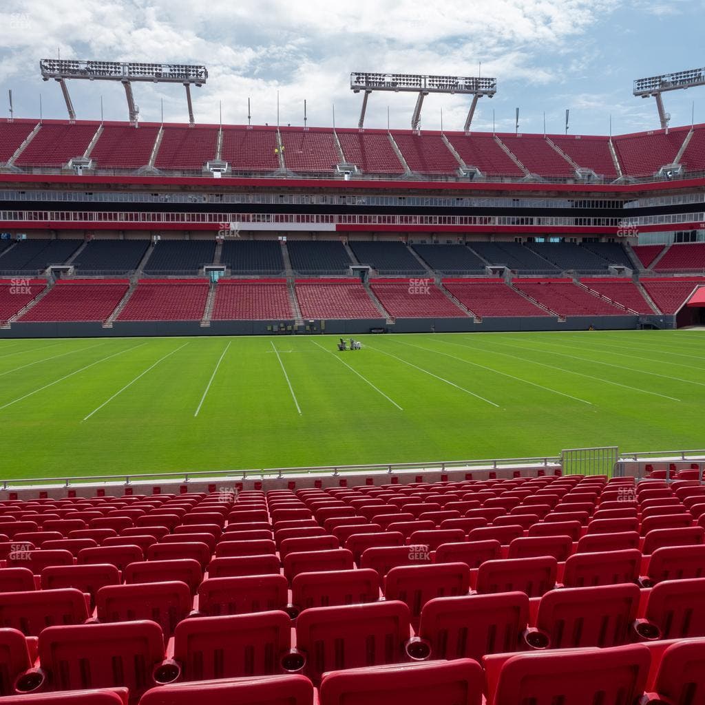 Raymond James Stadium - Section 110 Seat View
