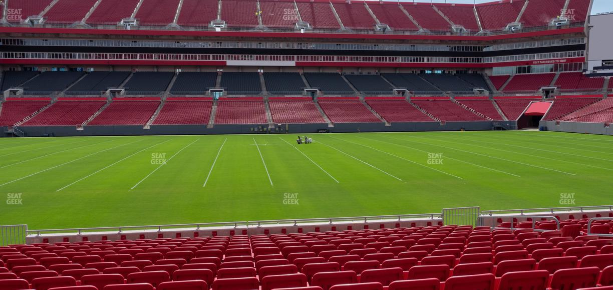 Raymond James Stadium - Section 110 Seat View