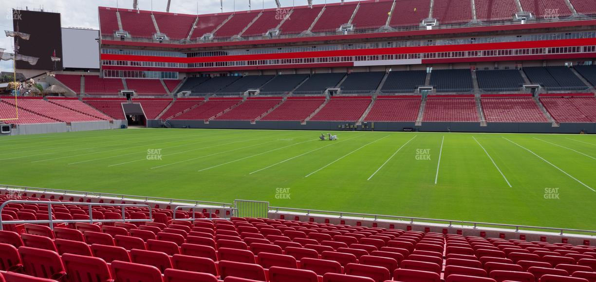 Raymond James Stadium - Section 112 Seat View