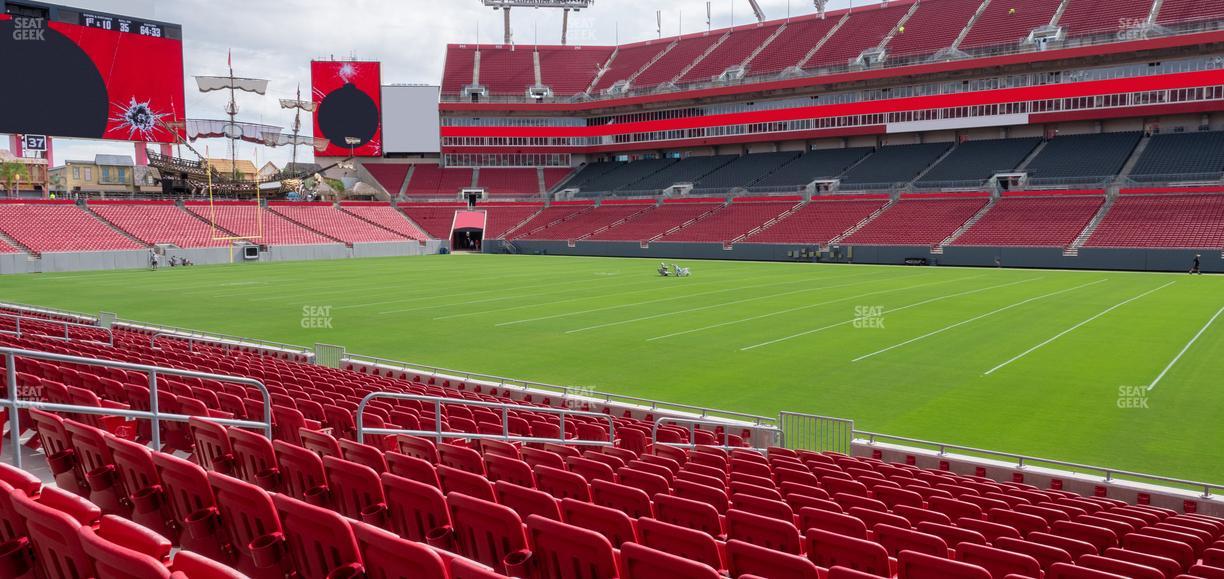 Raymond James Stadium - Section 114 Seat View