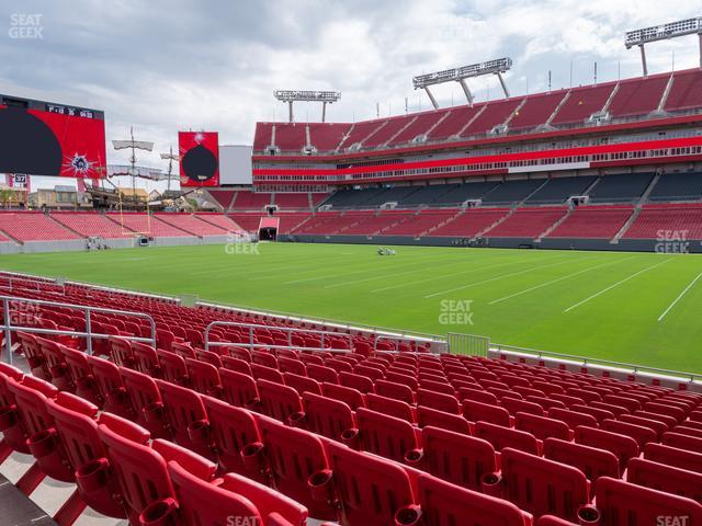 Raymond James Stadium - Section 114 Seat View