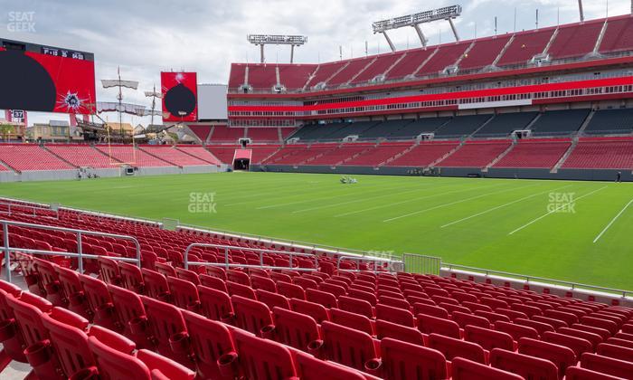 Raymond James Stadium - Section 114 Seat View