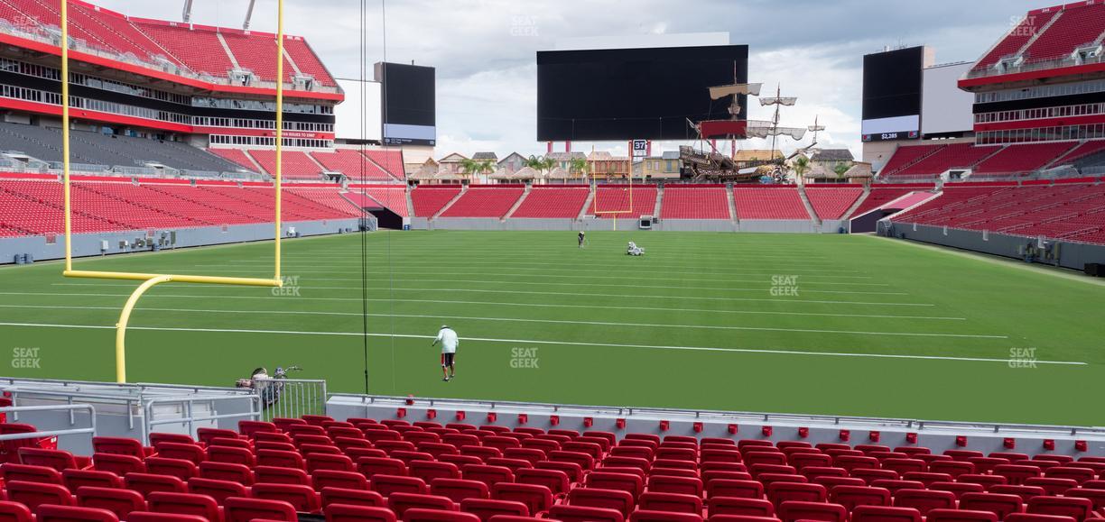 Raymond James Stadium - Section 124 Seat View