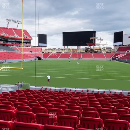 Raymond James Stadium - Section 124 Seat View