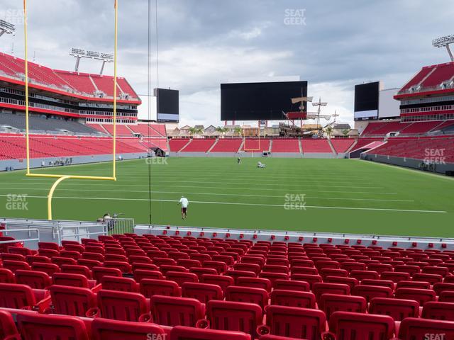 Raymond James Stadium - Section 124 Seat View
