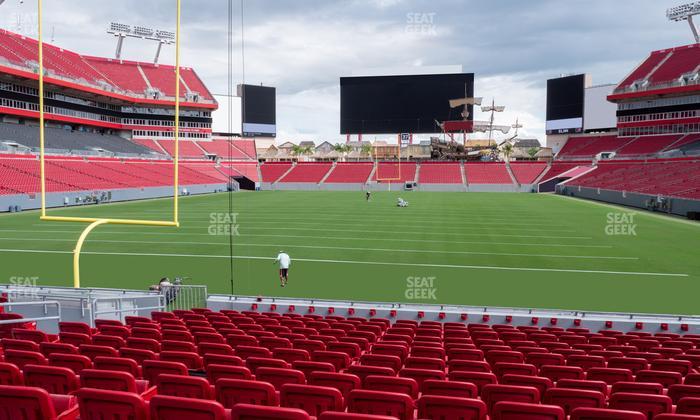 Raymond James Stadium - Section 124 Seat View