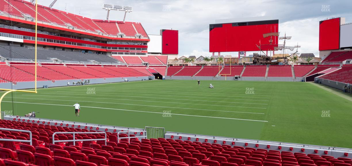 Raymond James Stadium - Section 125 Seat View