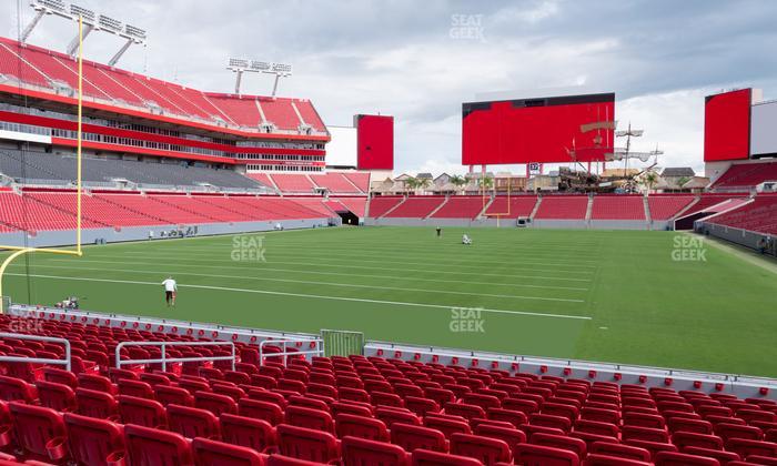 Raymond James Stadium - Section 125 Seat View