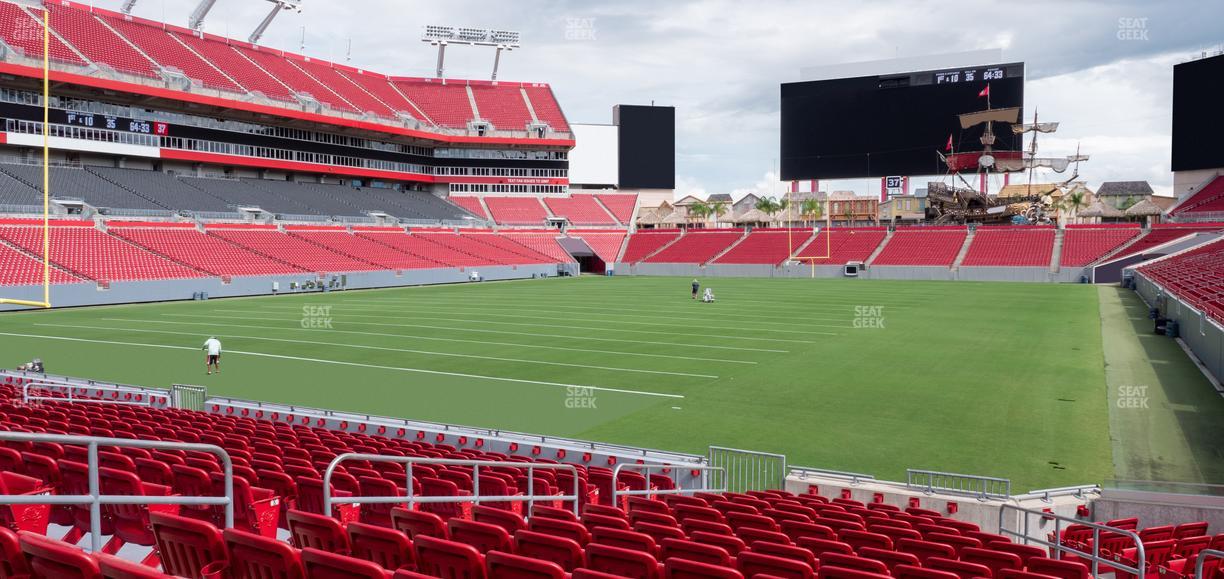 Raymond James Stadium - Section 126 Seat View