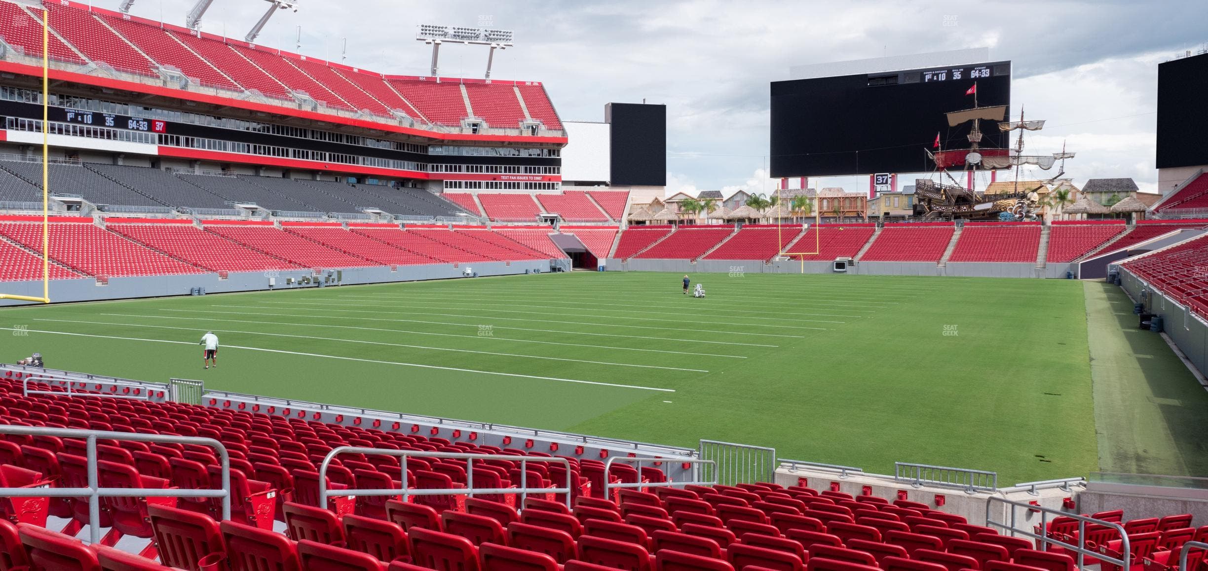 Raymond James Stadium - Section 126 Seat View