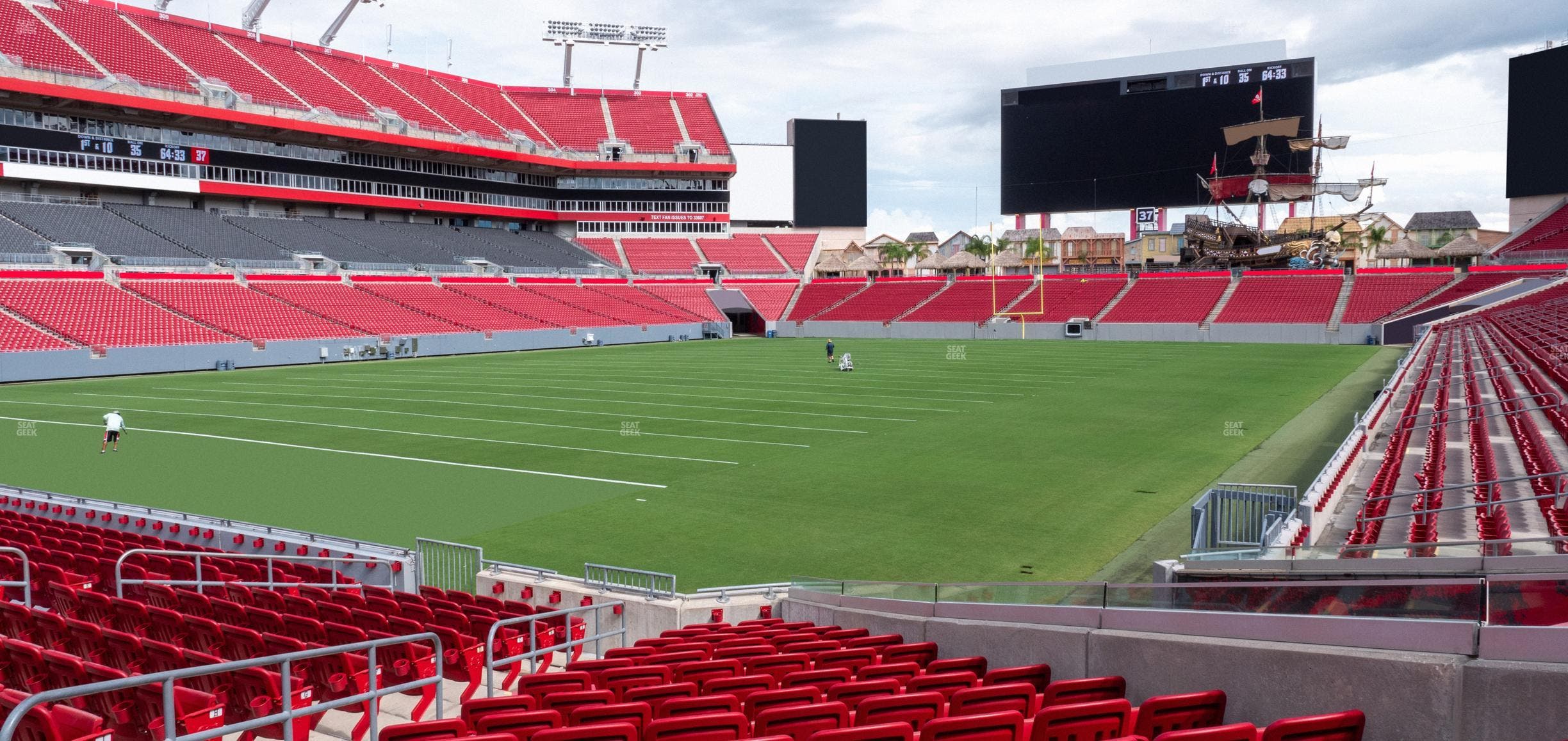 Raymond James Stadium - Section 127 Seat View