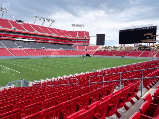 Raymond James Stadium - Section 132 Seat View