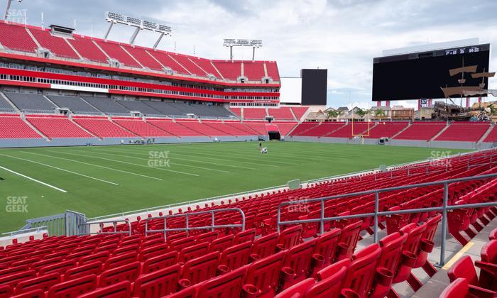 Raymond James Stadium - Section 132 Seat View