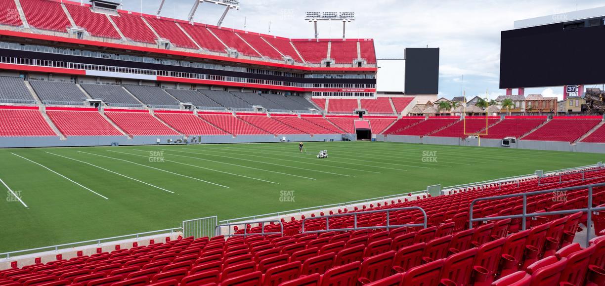 Raymond James Stadium - Section 133 Seat View