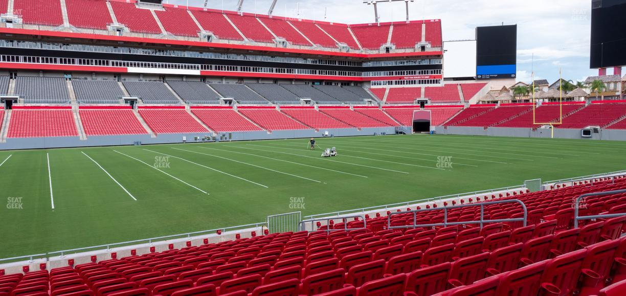 Raymond James Stadium - Section 134 Seat View