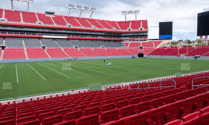 Raymond James Stadium - Section 134 Seat View