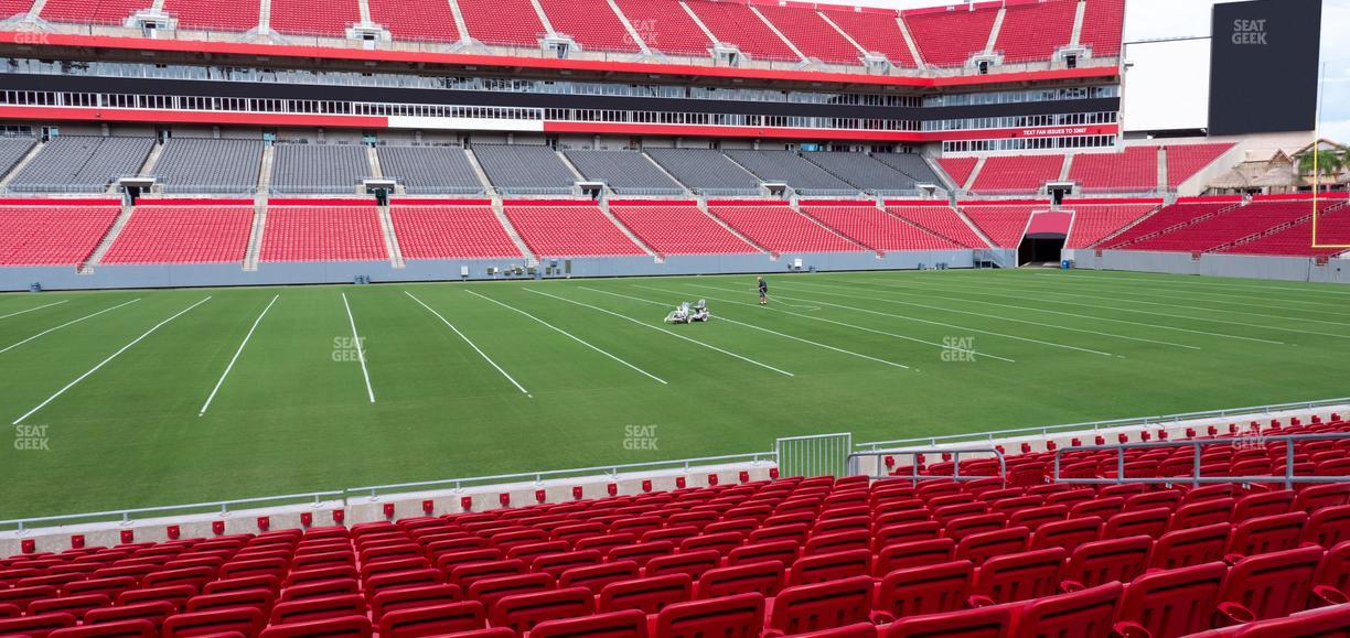 Raymond James Stadium - Section 135 Seat View