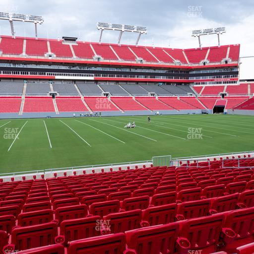 Raymond James Stadium - Section 135 Seat View