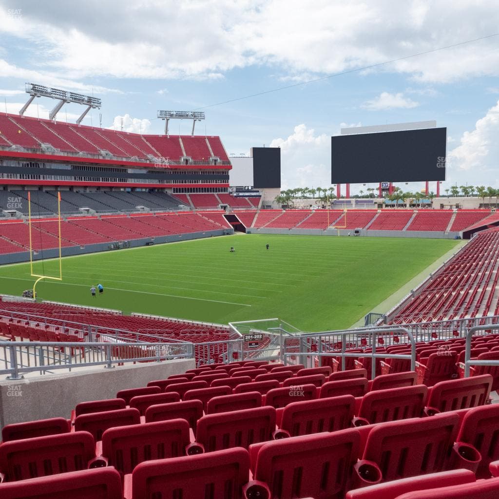 Raymond James Stadium - Section 201 Seat View