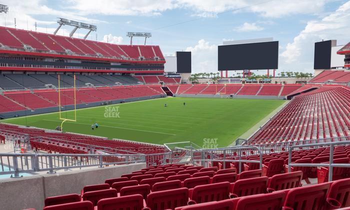 Raymond James Stadium - Section 201 Seat View