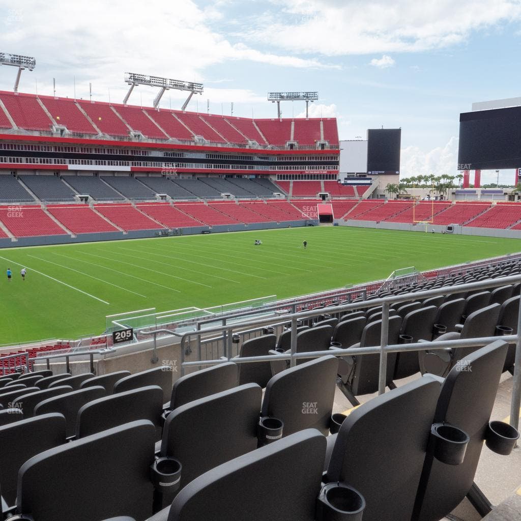 Raymond James Stadium - Section 205 Seat View