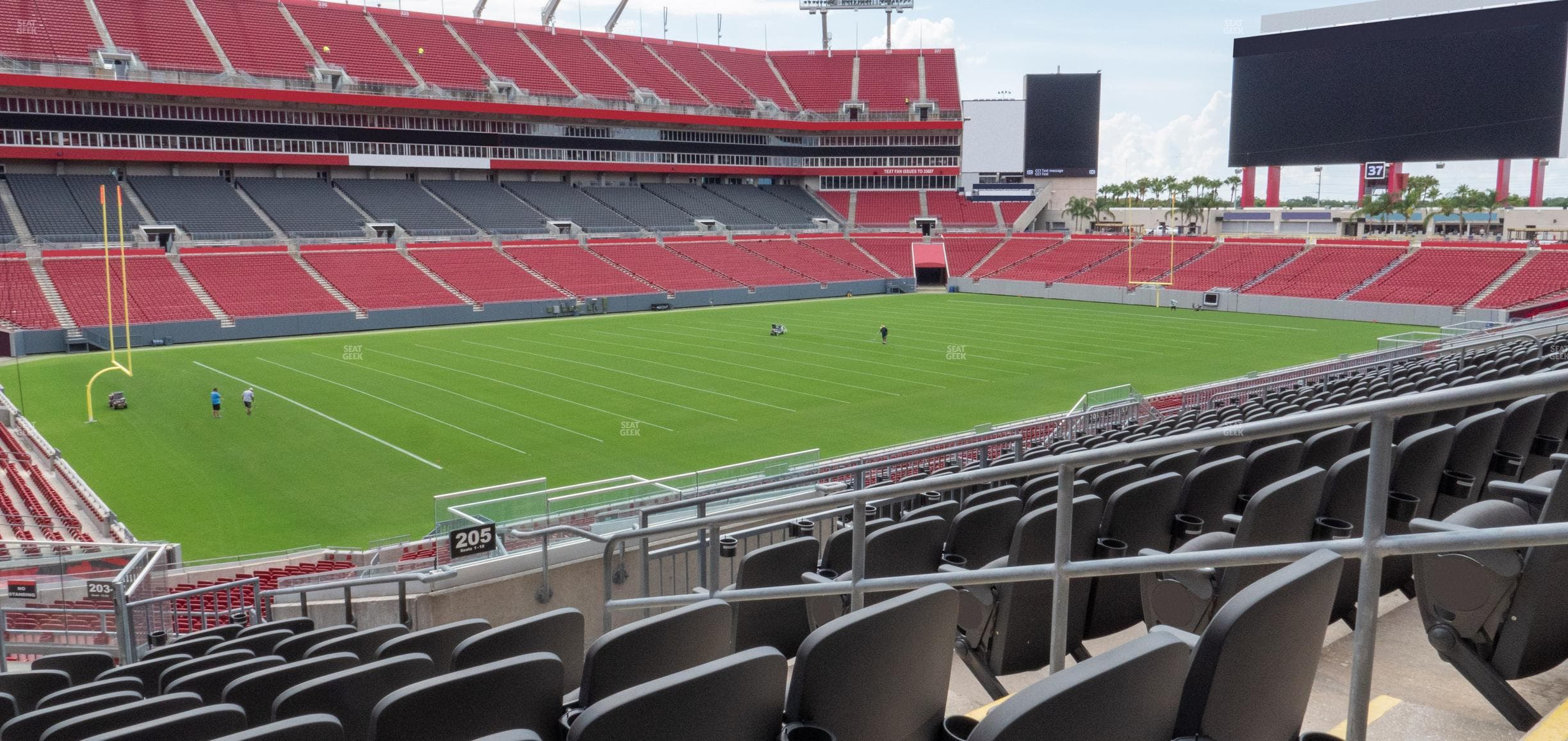 Raymond James Stadium - Section 205 Seat View
