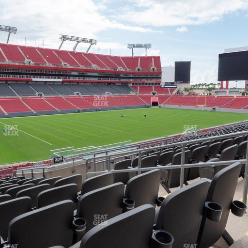Raymond James Stadium - Section 205 Seat View