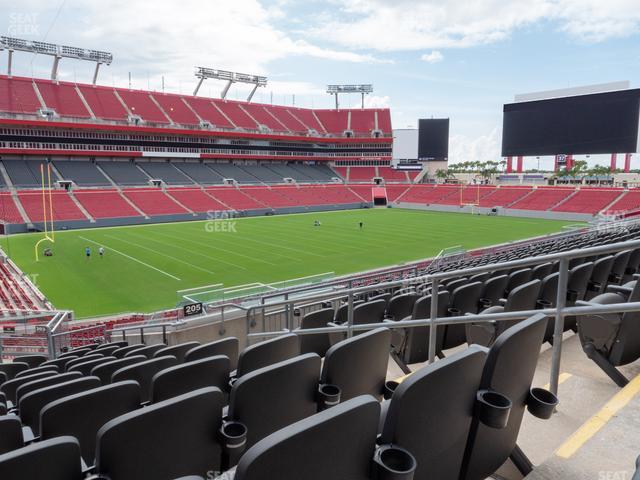 Raymond James Stadium - Section 205 Seat View