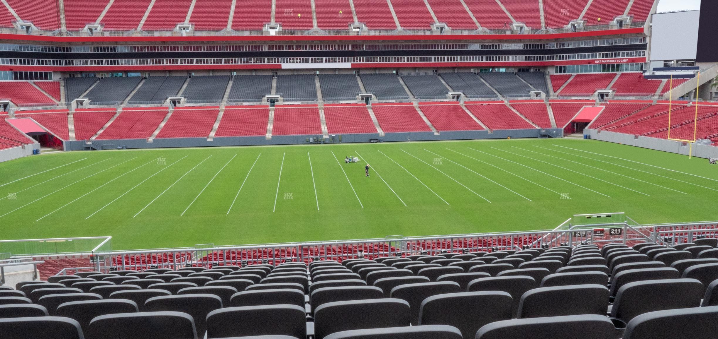 Raymond James Stadium - Section 210 Seat View