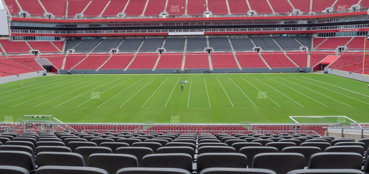 Raymond James Stadium - Section 211 Seat View