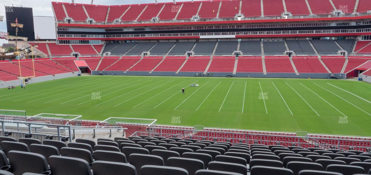 Raymond James Stadium - Section 212 Seat View