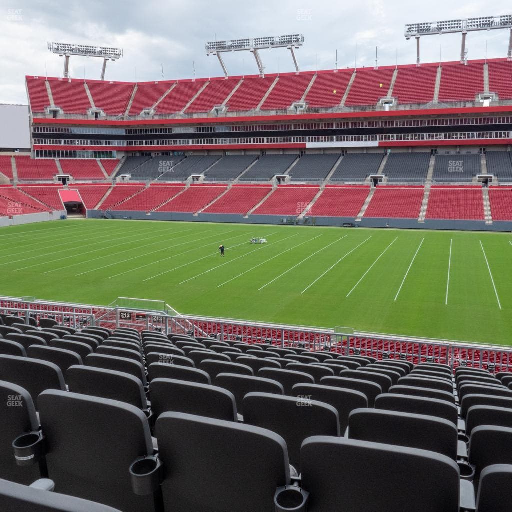 Raymond James Stadium - Section 213 Seat View