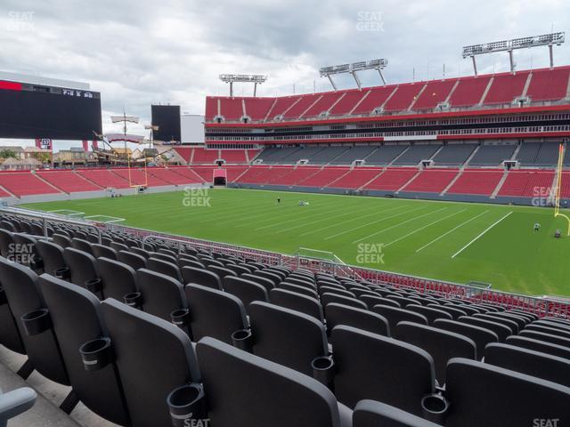 Raymond James Stadium - Section 215 Seat View