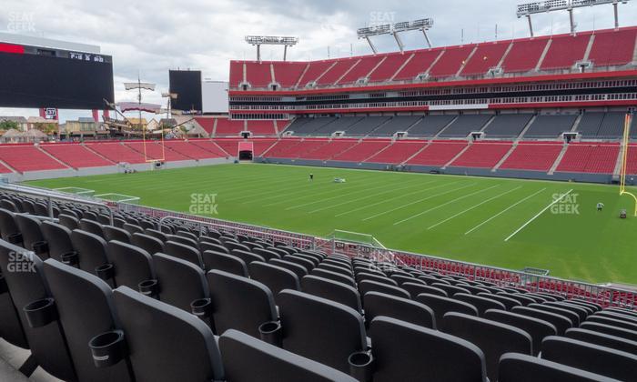 Raymond James Stadium - Section 215 Seat View
