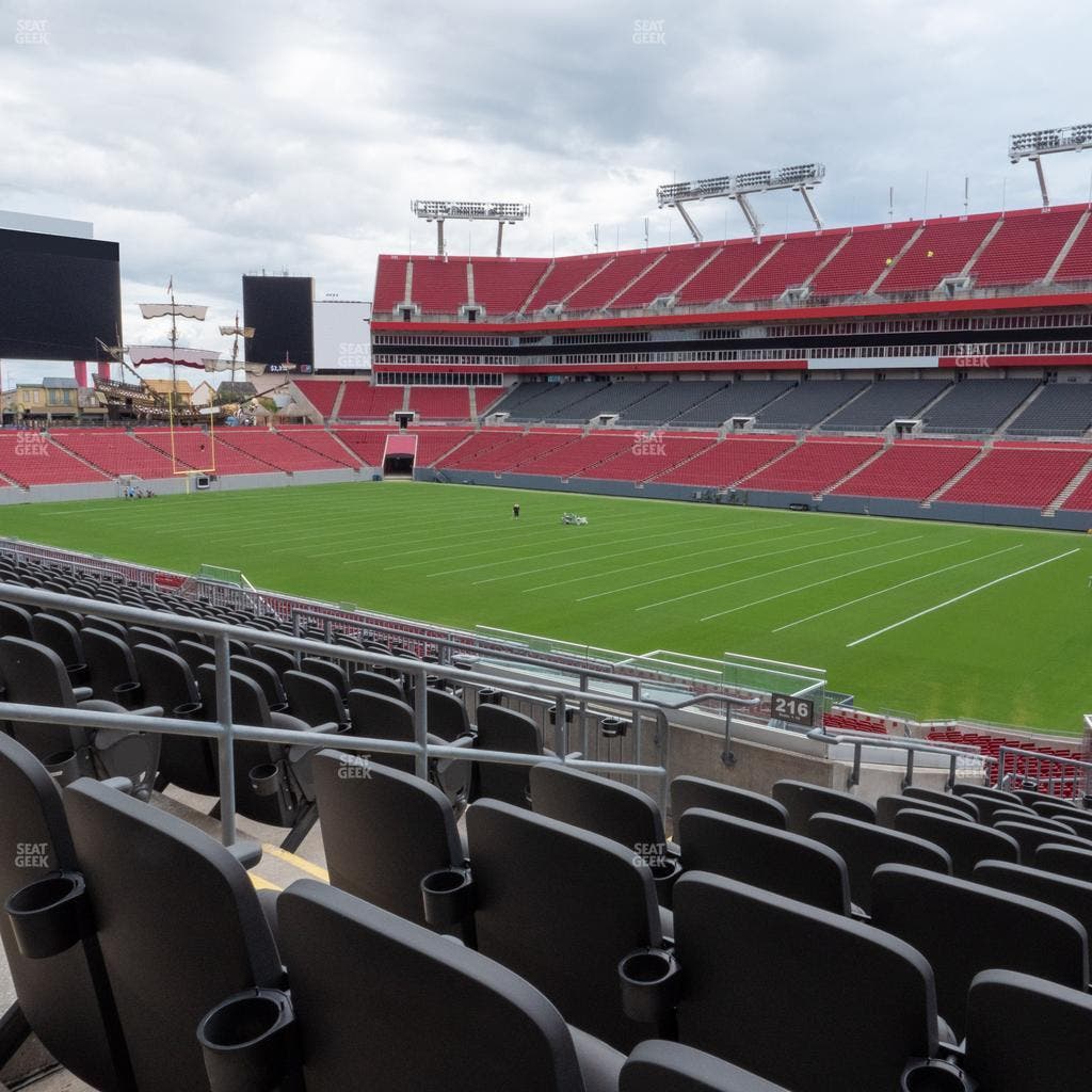 Raymond James Stadium - Section 216 Seat View