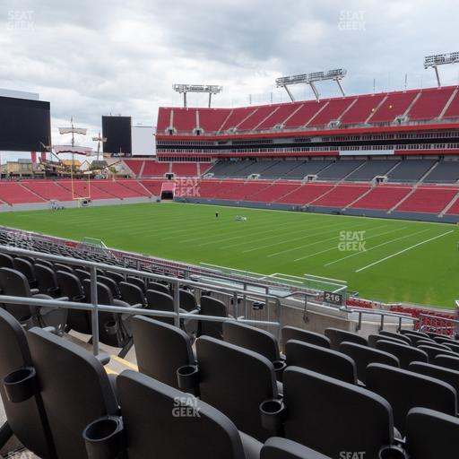 Raymond James Stadium - Section 216 Seat View