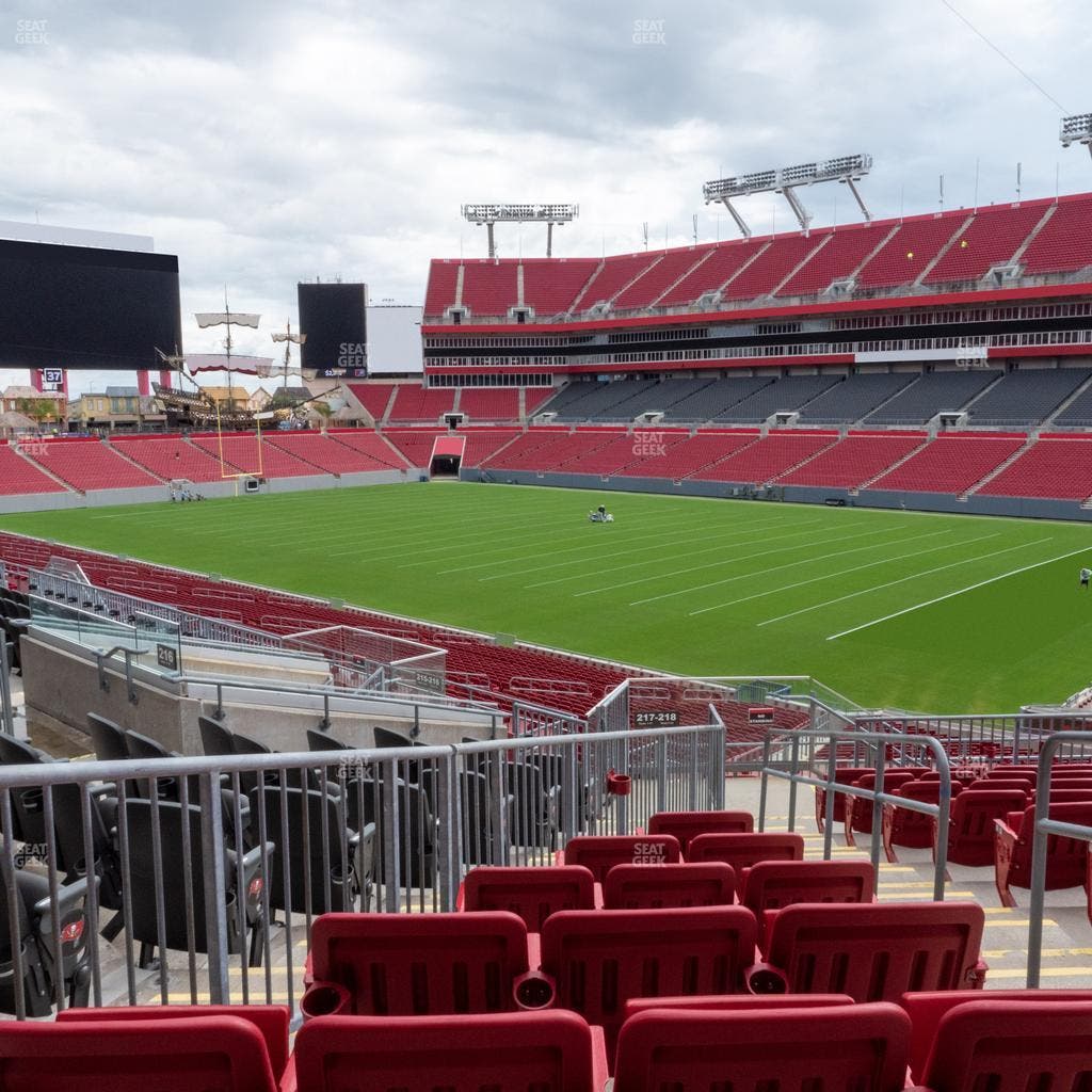Raymond James Stadium - Section 217 Seat View
