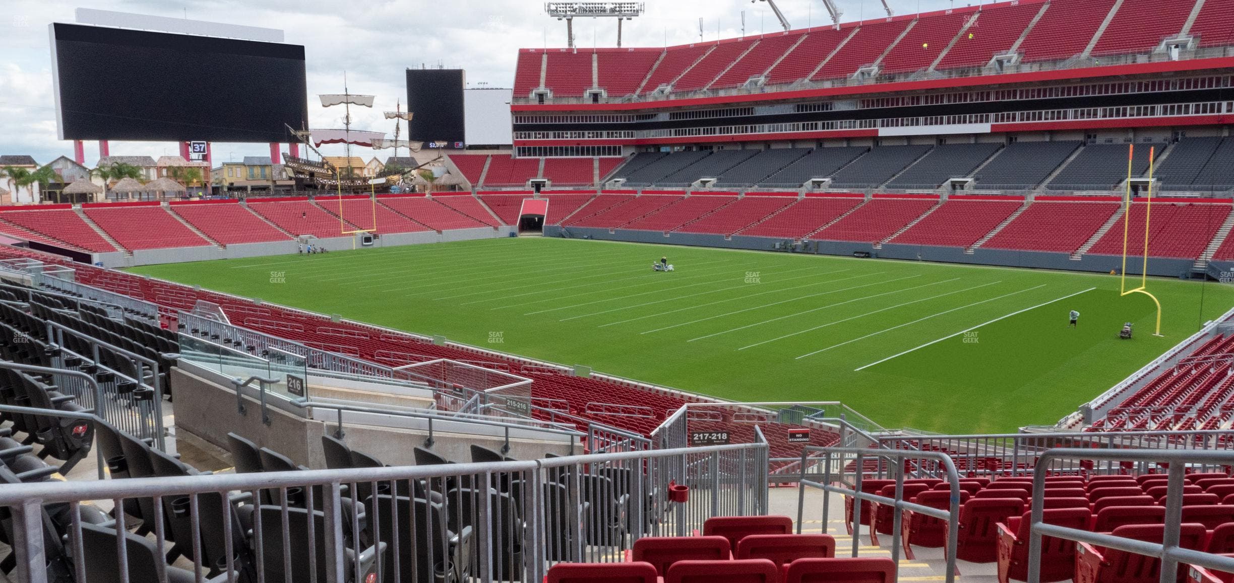 Raymond James Stadium - Section 217 Seat View