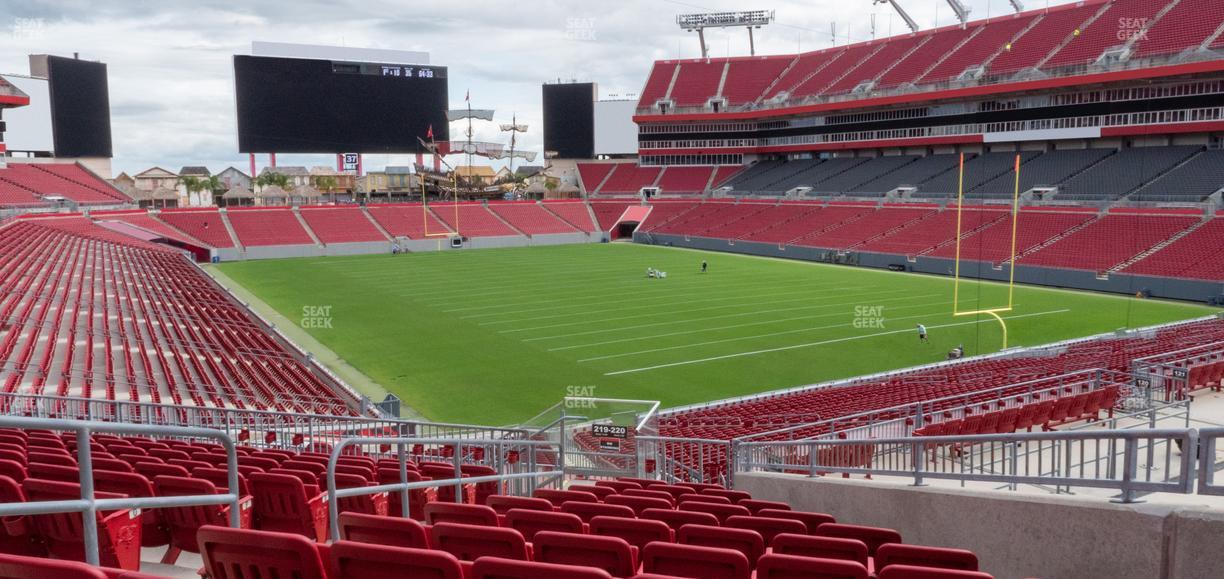 Raymond James Stadium - Section 220 Seat View